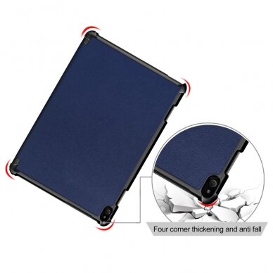 Lenovo Tab P10 10.1" mėlynas TRIFOLD dėklas 4