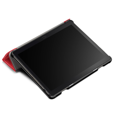 Lenovo Tab P10 10.1" raudonas TRIFOLD dėklas 7