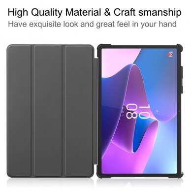 Lenovo Tab P11 Pro (2nd Gen) 11.2" rausvas TRIFOLD dėklas 3