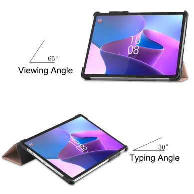Lenovo Tab P11 Pro (2nd Gen) 11.2" rausvas TRIFOLD dėklas 7