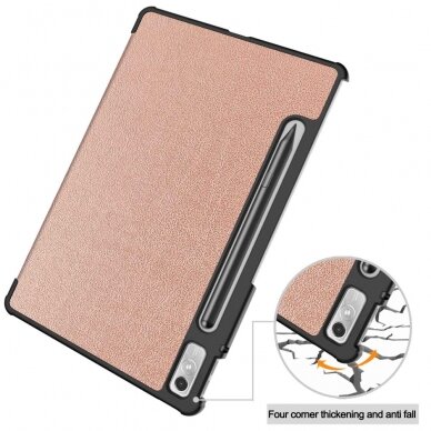 Lenovo Tab P11 Pro (2nd Gen) 11.2" rausvas TRIFOLD dėklas 8