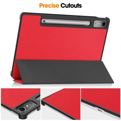 Lenovo Tab P12 12.7" red TRIFOLD dėklas 6