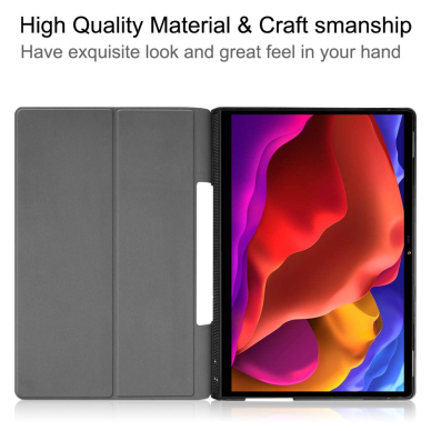 Lenovo Yoga Tab 13/Yoga Pro 13 juodas TRIFOLD dėklas 3