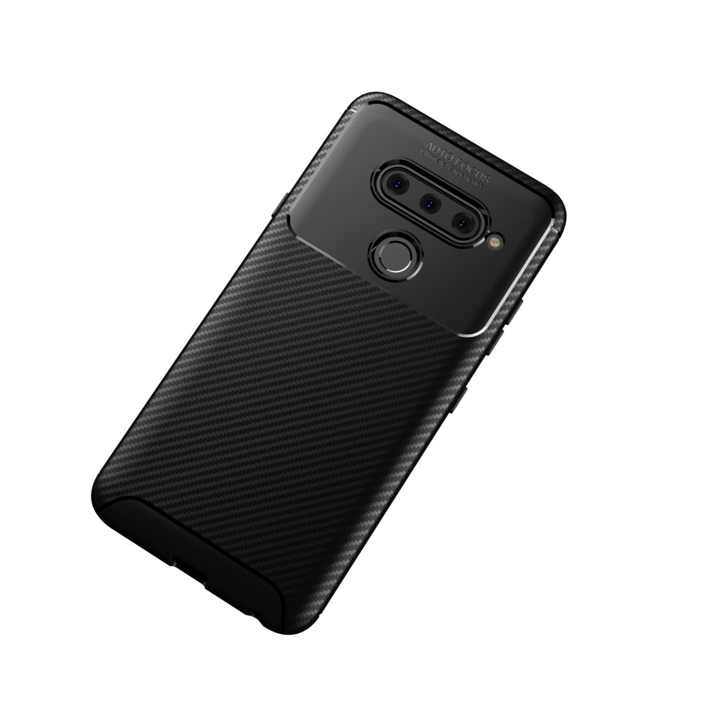 LG V40 ThinQ juoda BEETLE CARBON nugarėlė 1