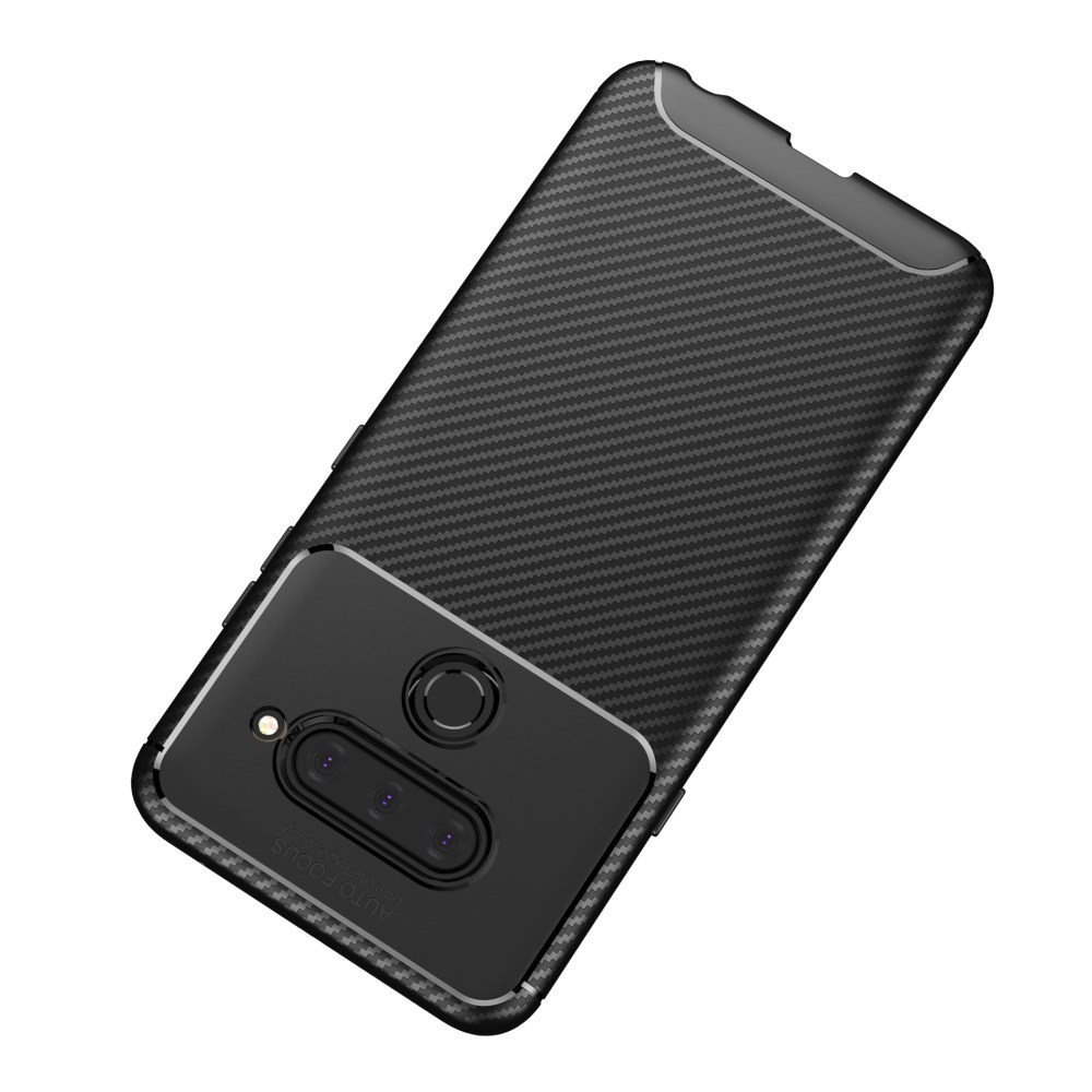 LG V40 ThinQ juoda BEETLE CARBON nugarėlė 8