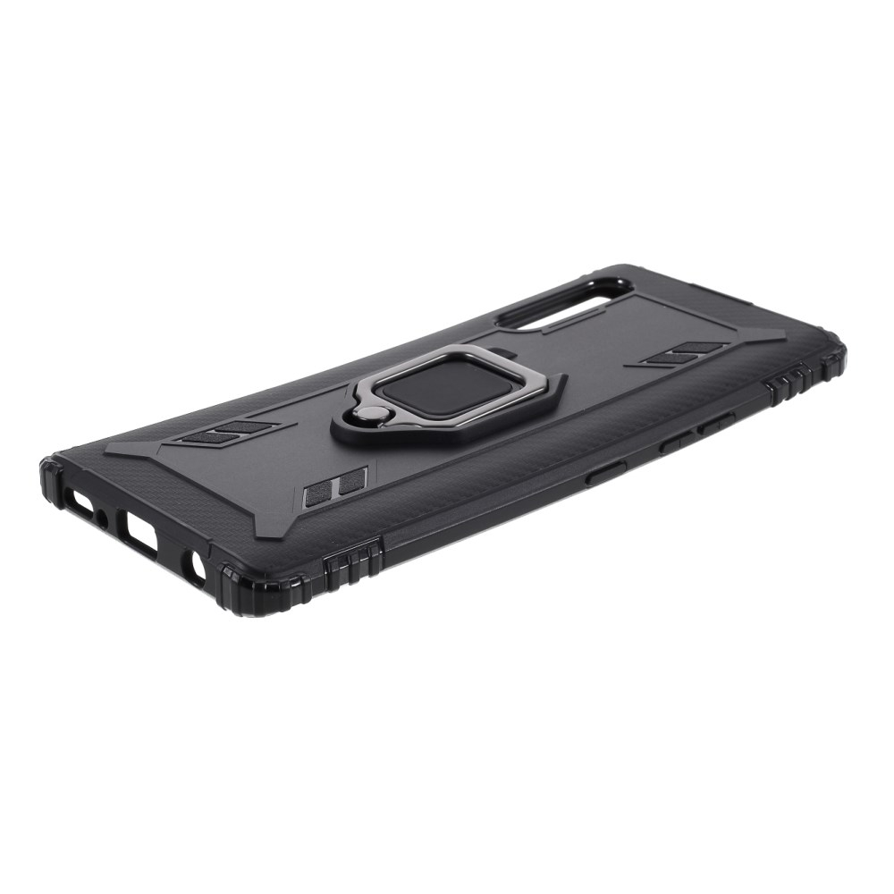 LG Velvet juoda RING FINGER nugarėlė 3