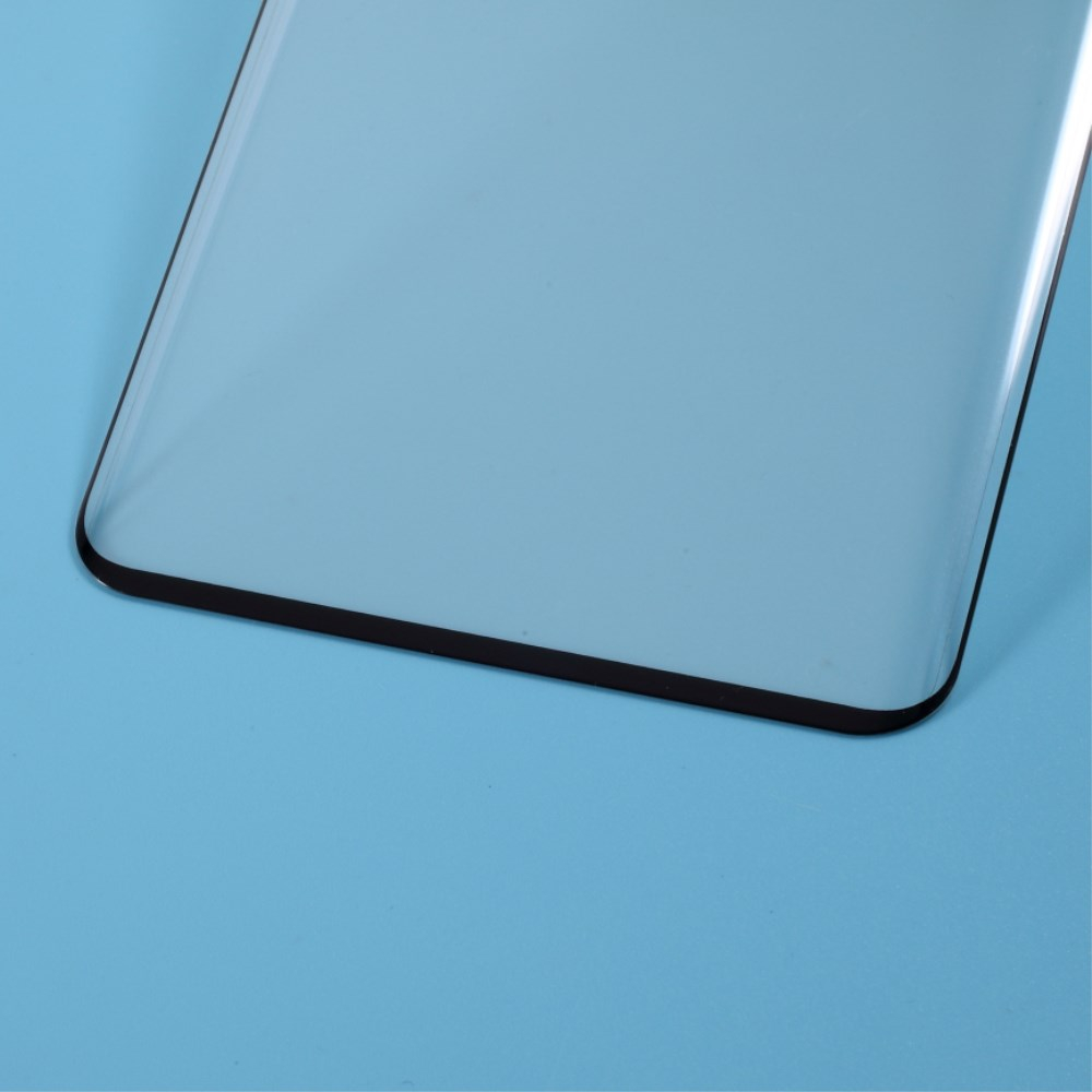 LG Velvet juodas pilnas 5D stiklas 3