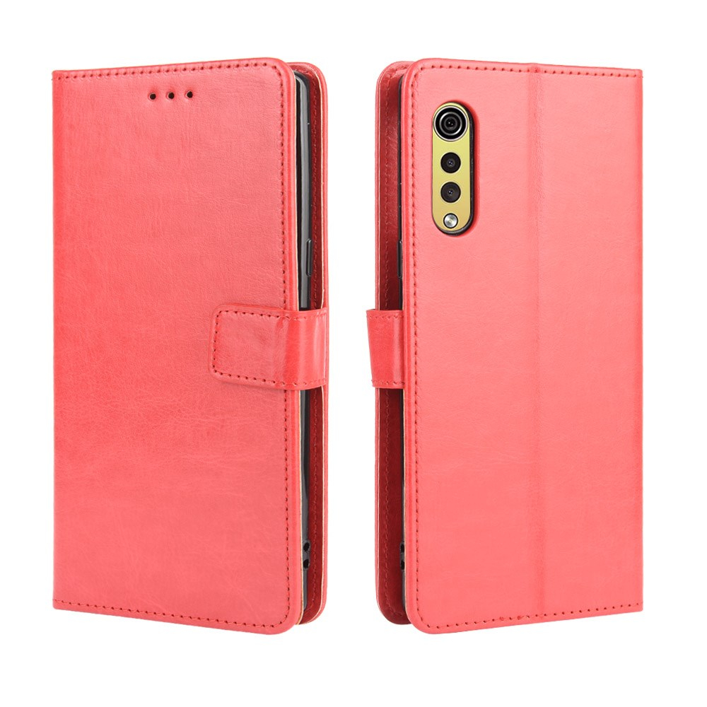 LG VELVET raudonas Tracy K.FLEXI dėklas 2