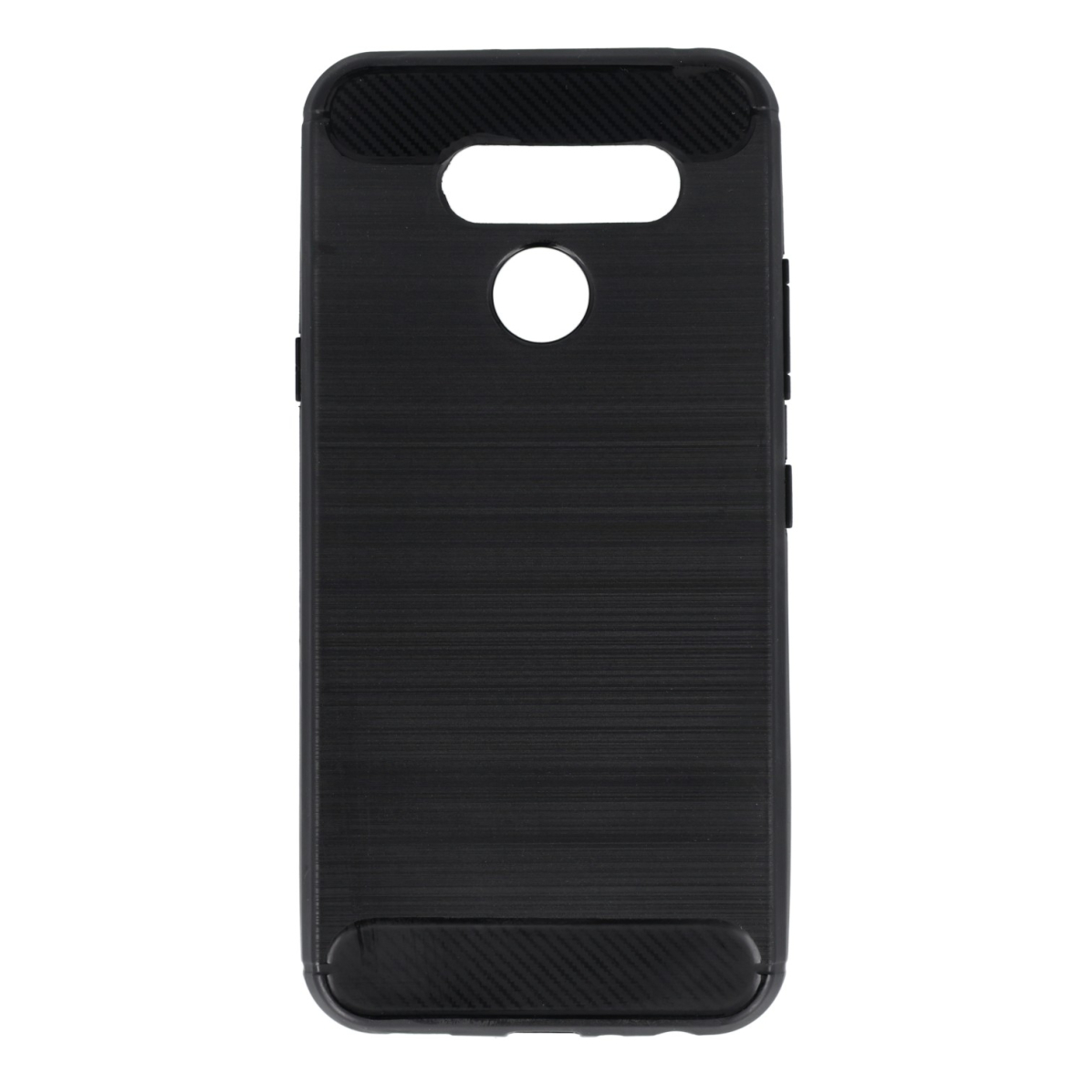 LG Q60 juoda LYGCARBON nugarėlė