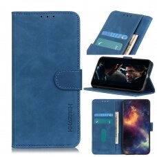LG Velvet mėlynas KHAZNEH dėklas