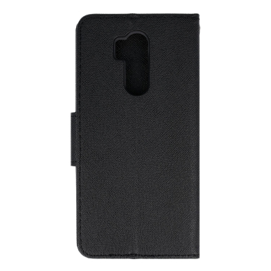 LG G7 THINQ juodas FANCY DIARY dėklas 2