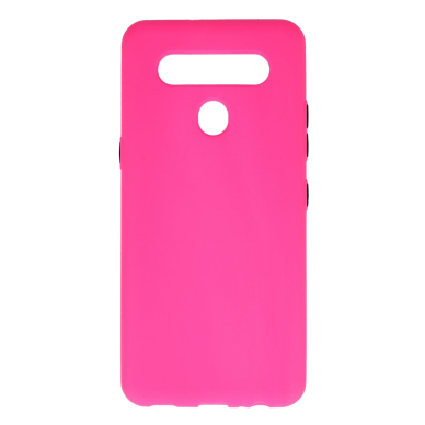 LG K51S neo rožinė SOLID SILICONE nugarėlė