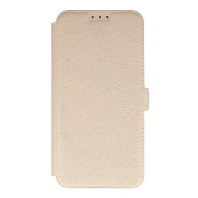 LG Q6 aukso spalvos book pocket dėklas