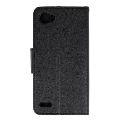 LG Q6 juodas FANCY DIARY dėklas 1