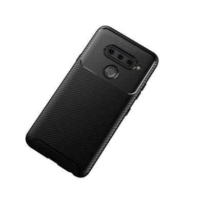LG V40 ThinQ juoda BEETLE CARBON nugarėlė 1