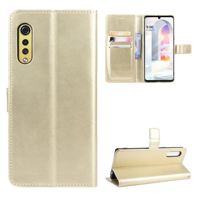 LG VELVET aukso spalvos Tracy K.FLEXI dėklas 1