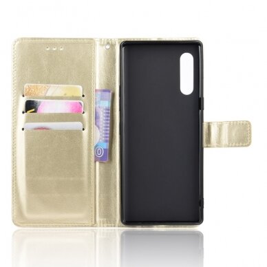 LG VELVET aukso spalvos Tracy K.FLEXI dėklas 8