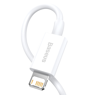 LIGHTNING Baseus white laidas 1M CALYS-A02 2