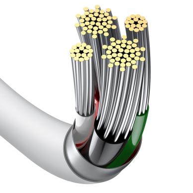LIGHTNING Baseus white laidas 1M CALYS-A02 4