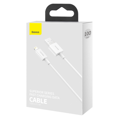 LIGHTNING Baseus white laidas 1M CALYS-A02 9
