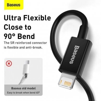 LIGHTNING Baseus black laidas 0.5m CALKLF-AG1 2