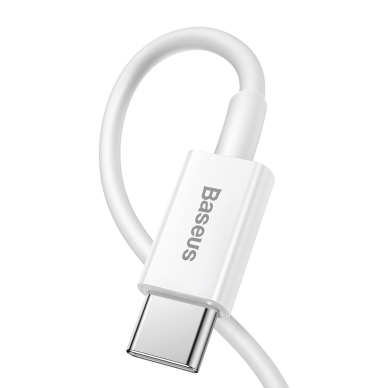 Lightning TO TYPE C Baseus baltas laidas 25cm CATLYS-02 20W 2