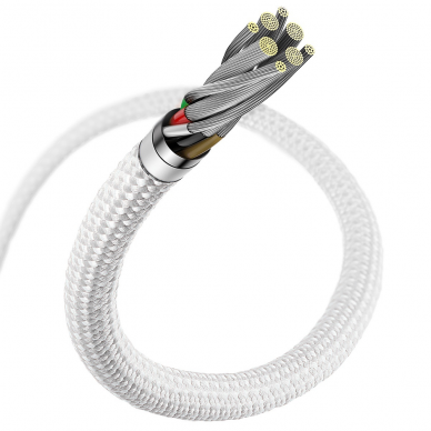 Lightning TO TYPE C Baseus baltas laidas 2m CALD000102 20W 4