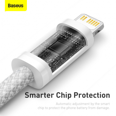 Lightning TO TYPE C Baseus baltas laidas 2m CALD000102 20W 5