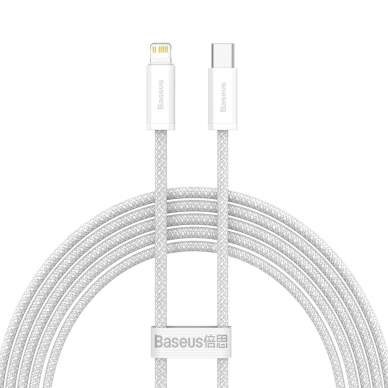 Lightning TO TYPE C Baseus baltas laidas 2m CALD000102 20W