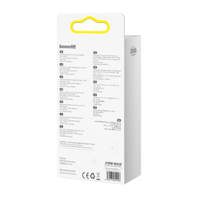 Lightning TO TYPE C Baseus baltas laidas 2m CALD000102 20W 7