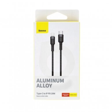 LIGHTNING TO TYPE-C Baseus black-grey laidas 1m CATLKLF-G1 20W 1