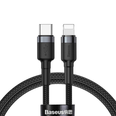 LIGHTNING TO TYPE-C Baseus black-grey laidas 1m CATLKLF-G1 20W