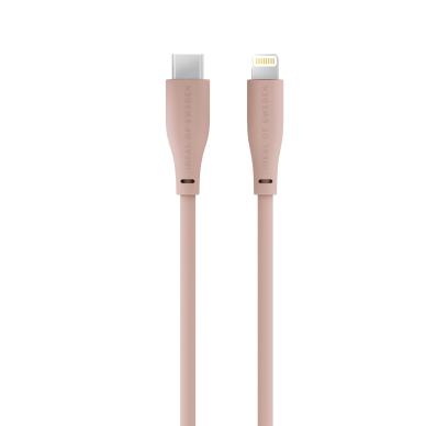 Lightning TO TYPE-C iDeal Of Sweden laidas 2m Blush Pink 2