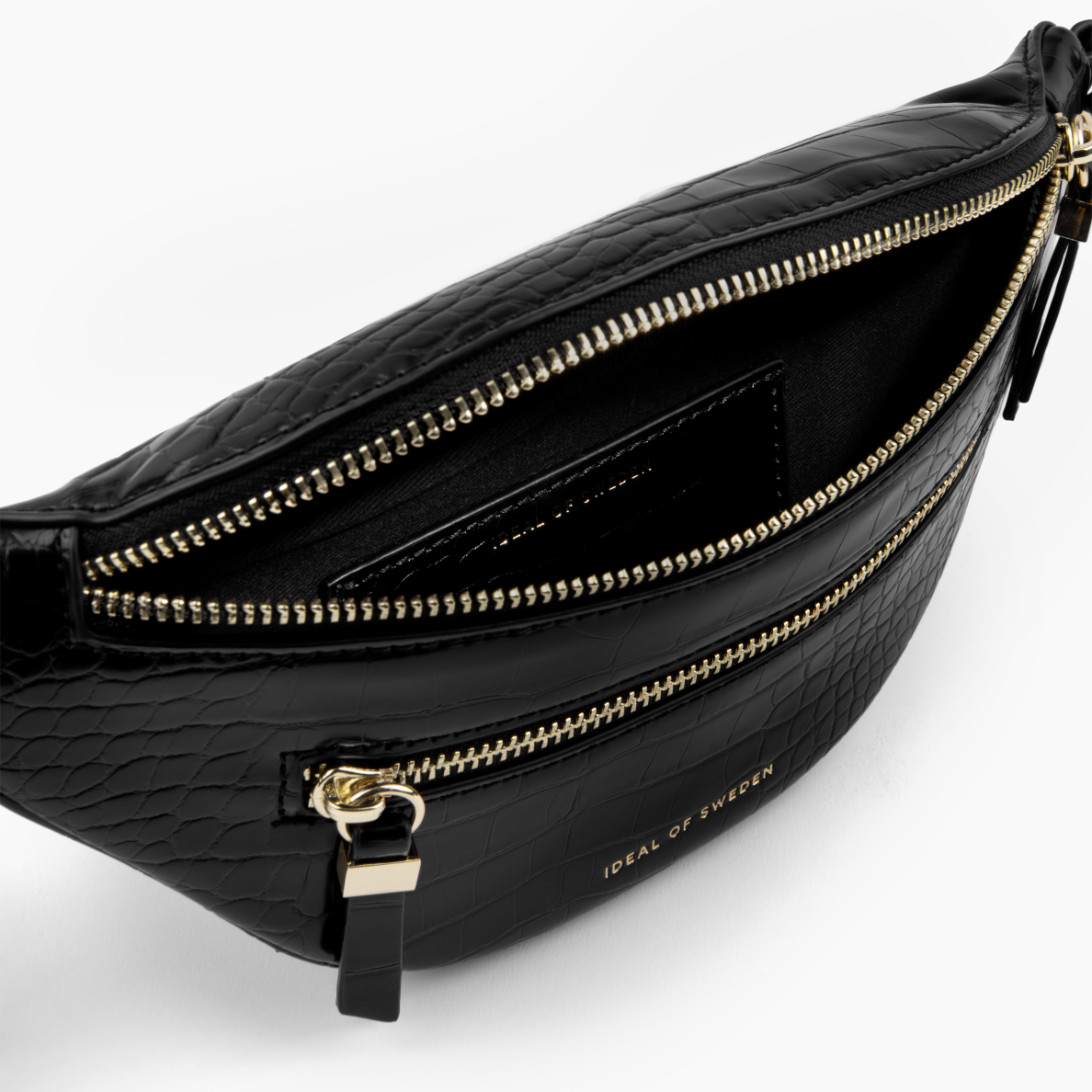 Lola Utility iDeal Of Sweden Belt Bag Glossy Black Croco 2