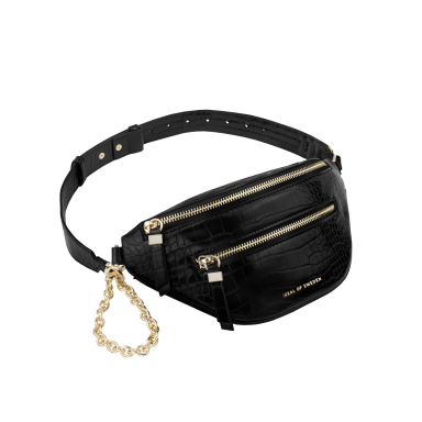 Lola Utility iDeal Of Sweden Belt Bag Glossy Black Croco Lola Utility iDeal Of Sweden Belt Bag Glossy Black Croco