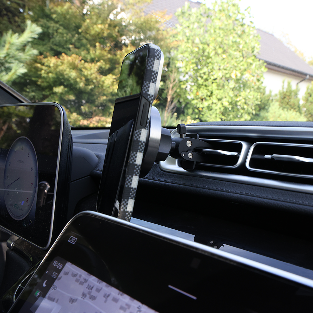 Magnetinis laikiklis - kroviklis black BLAVEC Magnetic BHC-01B 15W tvirtinamas į groteles BHC01B-MAVIB 2