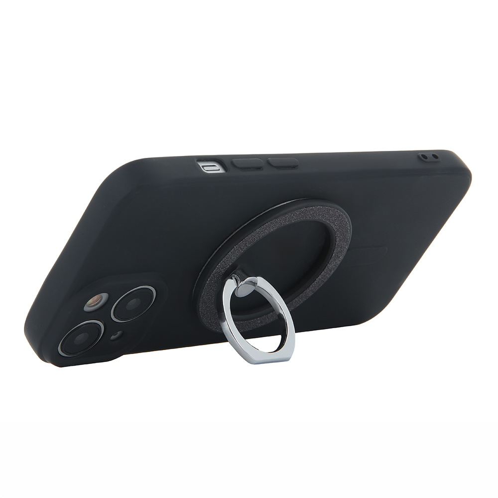 Magnetinis laikiklis - žiedas black Glitter 2