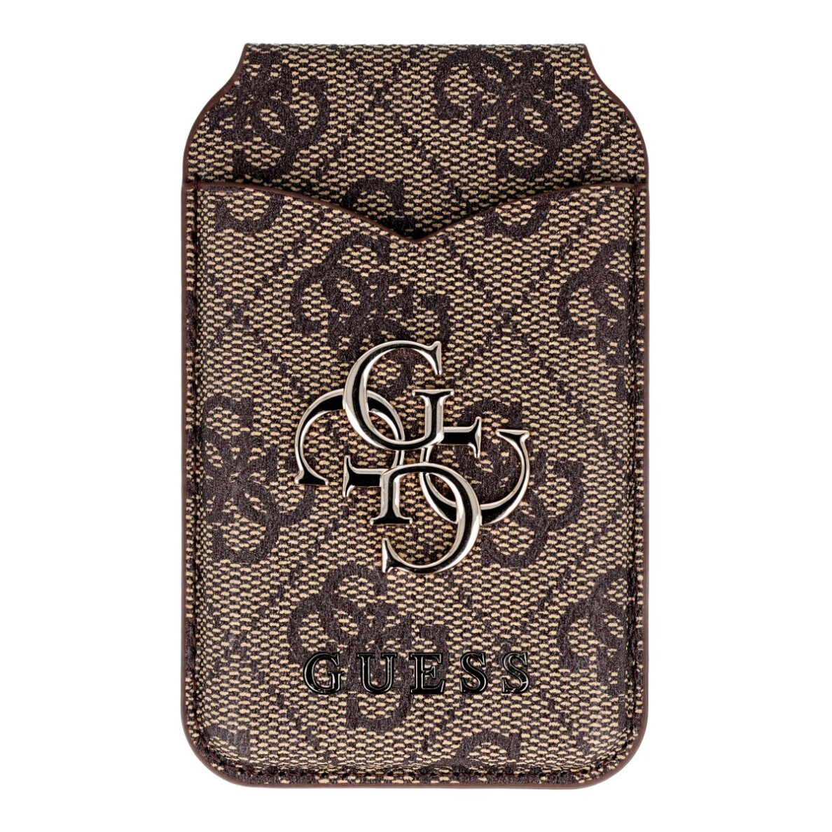 Magnetinė įmautė kortelėms brown GUESS 4G Stand & Mirror 1
