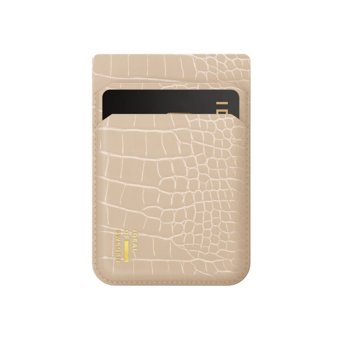 Magnetinė įmautė kortelėms iDeal Of Sweden Magsafe Warm Beige Croco 1