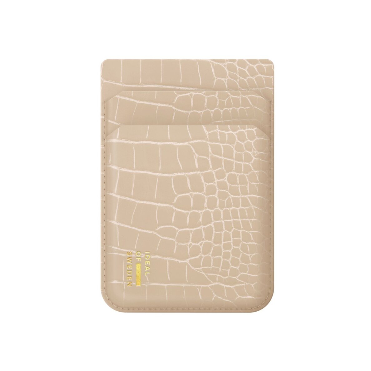 Magnetinė įmautė kortelėms iDeal Of Sweden Magsafe Warm Beige Croco