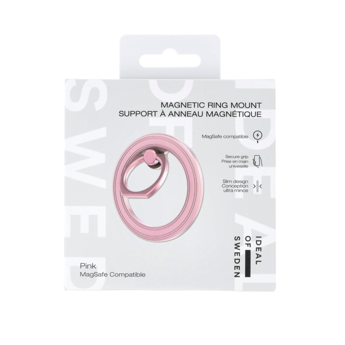 Magnetinis iDeal Of Sweden žiedas MagSafe Ring Mount Light Pink 2