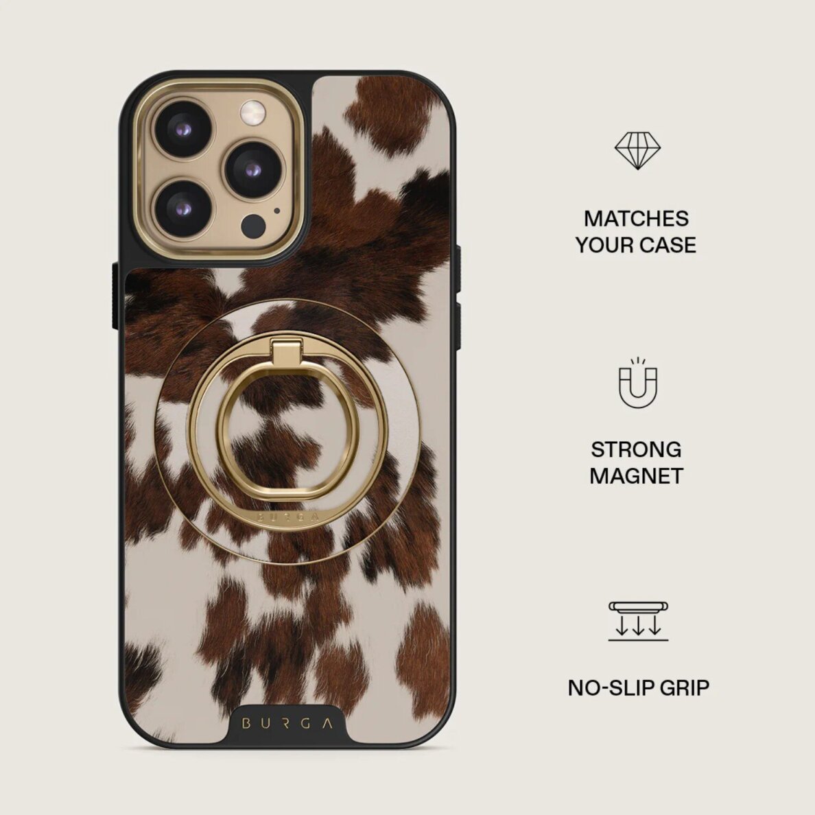 Magnetinis laikiklis - žiedas Celestial Gold BURGA 3