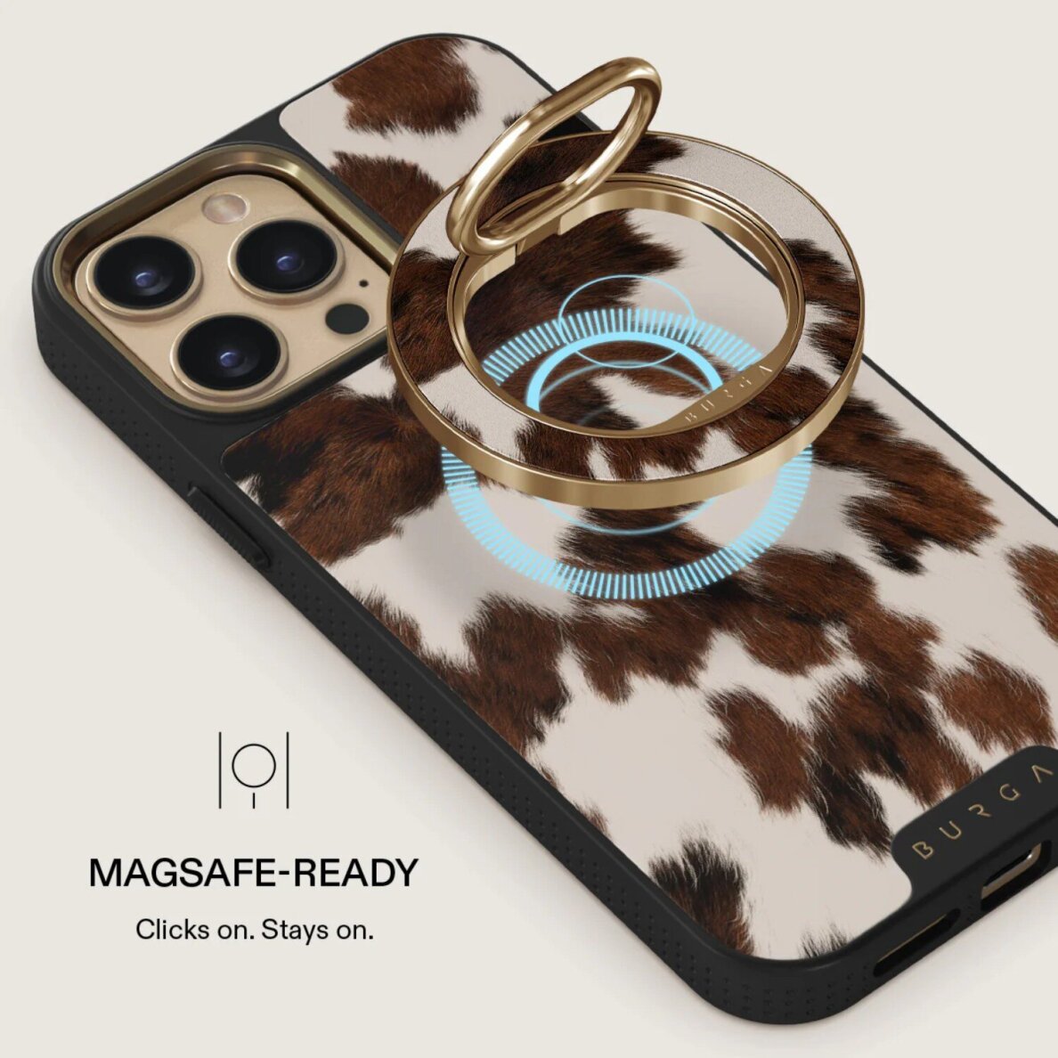 Magnetinis laikiklis - žiedas Celestial Gold BURGA 1