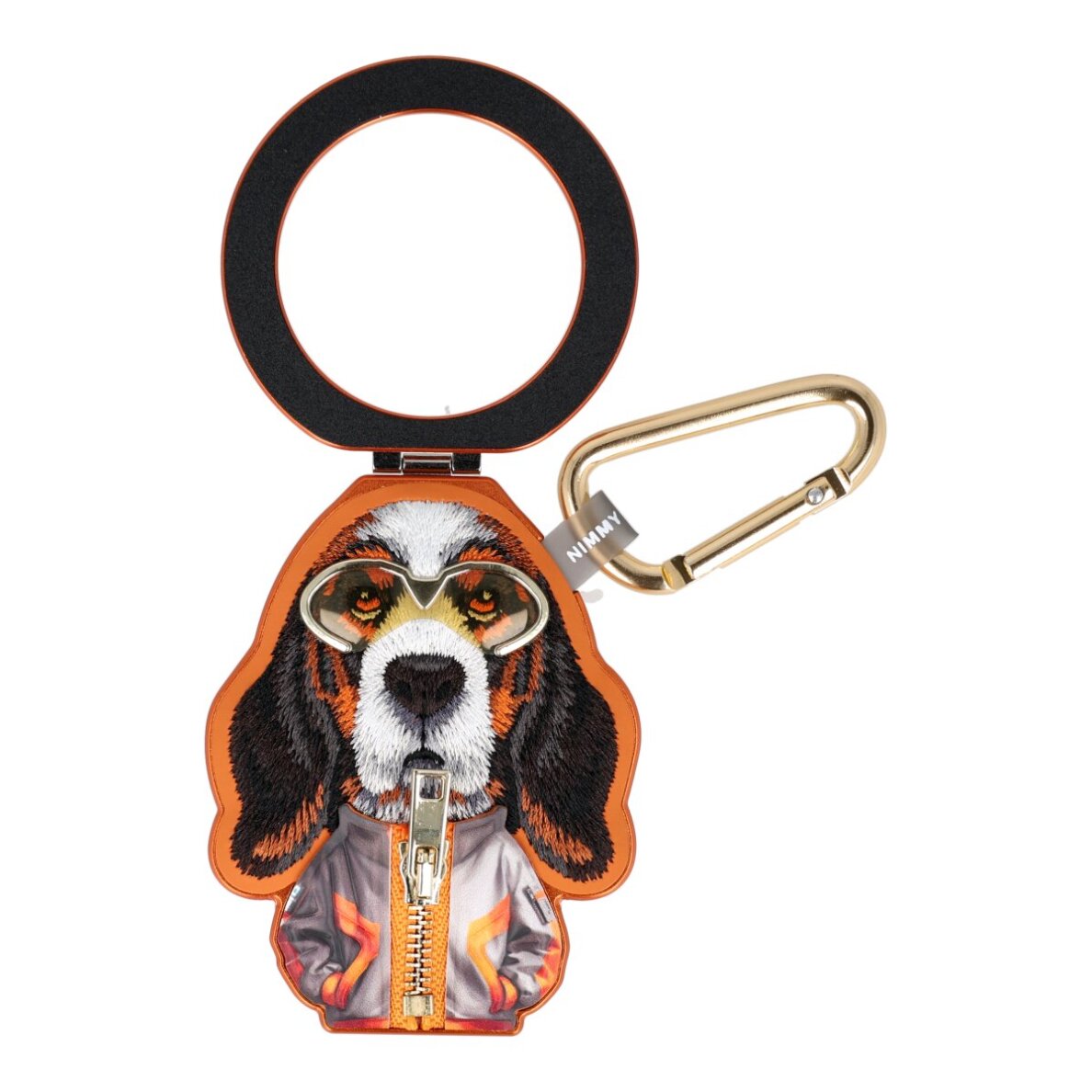 MagSafe telefono stovelis orange NIMMY Basset with Glasses 2.0 1 MagSafe telefono stovelis orange NIMMY Basset with Glasses 2.0 1