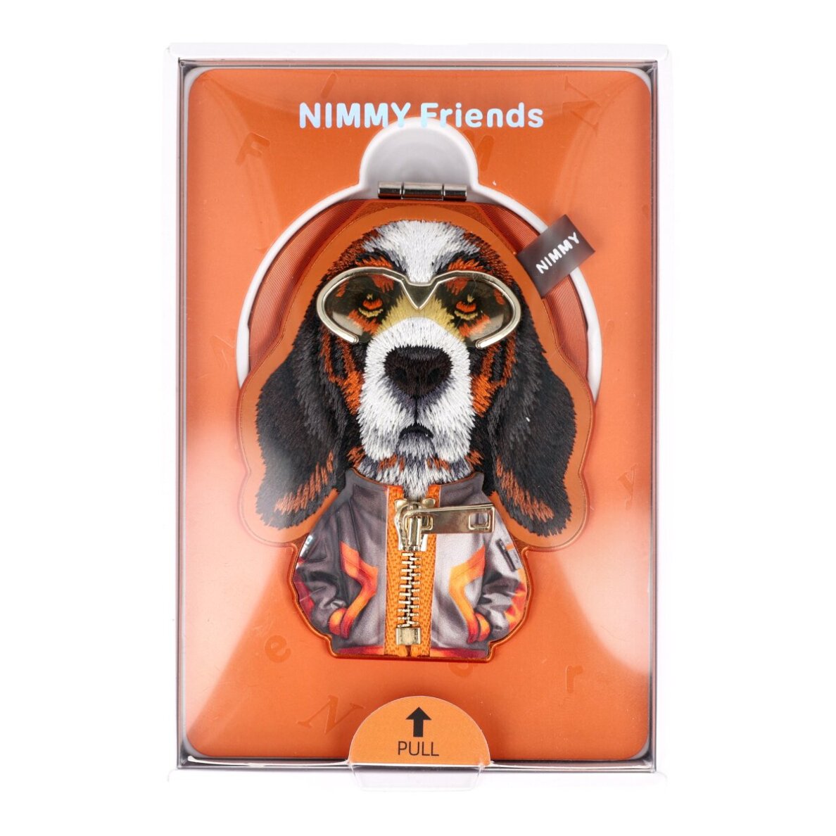 MagSafe telefono stovelis orange NIMMY Basset with Glasses 2.0 2 MagSafe telefono stovelis orange NIMMY Basset with Glasses 2.0 2
