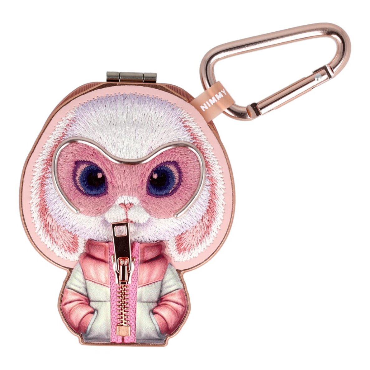 MagSafe telefono stovelis pink NIMMY Bunny with Glasses 2.0 1