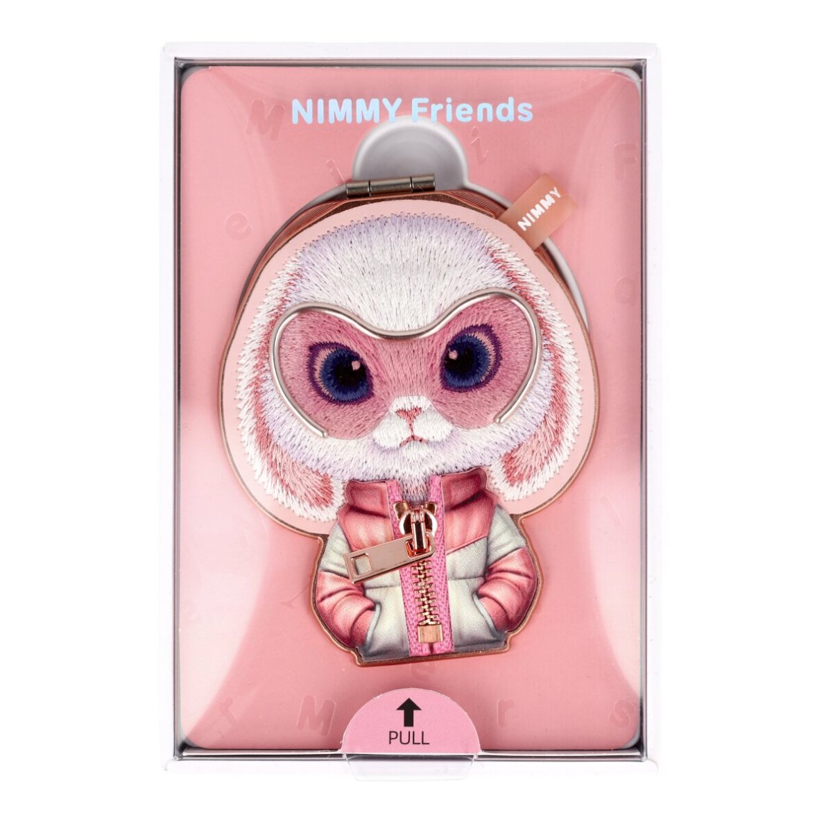 MagSafe telefono stovelis pink NIMMY Bunny with Glasses 2.0 2