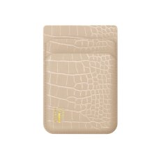 Magnetinė įmautė kortelėms iDeal Of Sweden Magsafe Warm Beige Croco