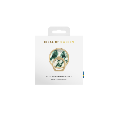Magnetic Ring Mount iDeal Of Sweden Calacatta Emerald Marble 2