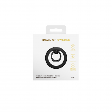 Magnetinis iDeal Of Sweden žiedas MagSafe Ring Mount Black 3